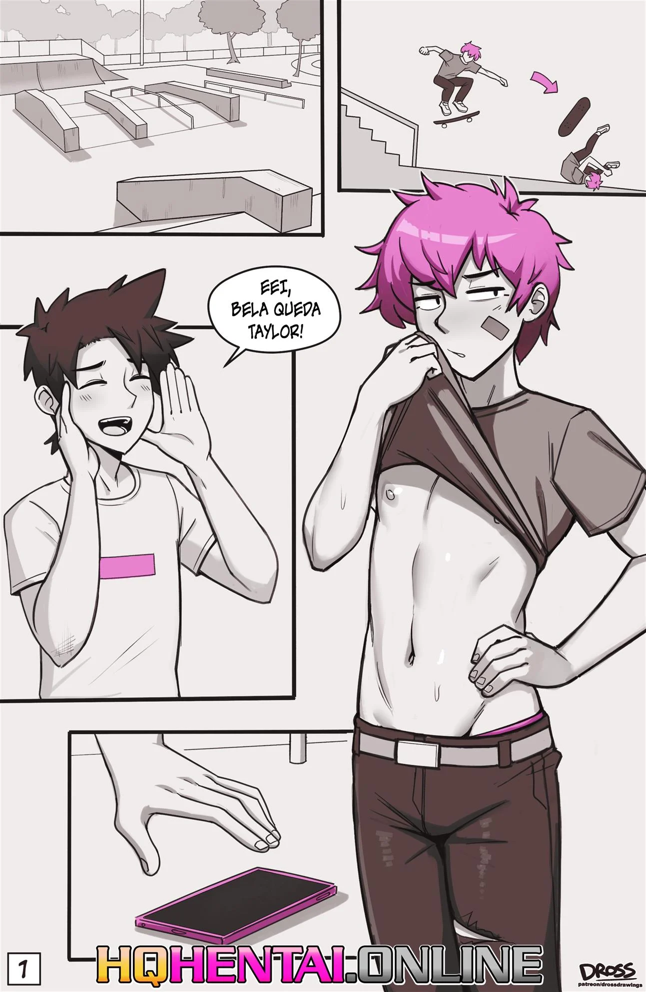 Skatista Crossdresser 2 – hentai sem censura – HQ em Português