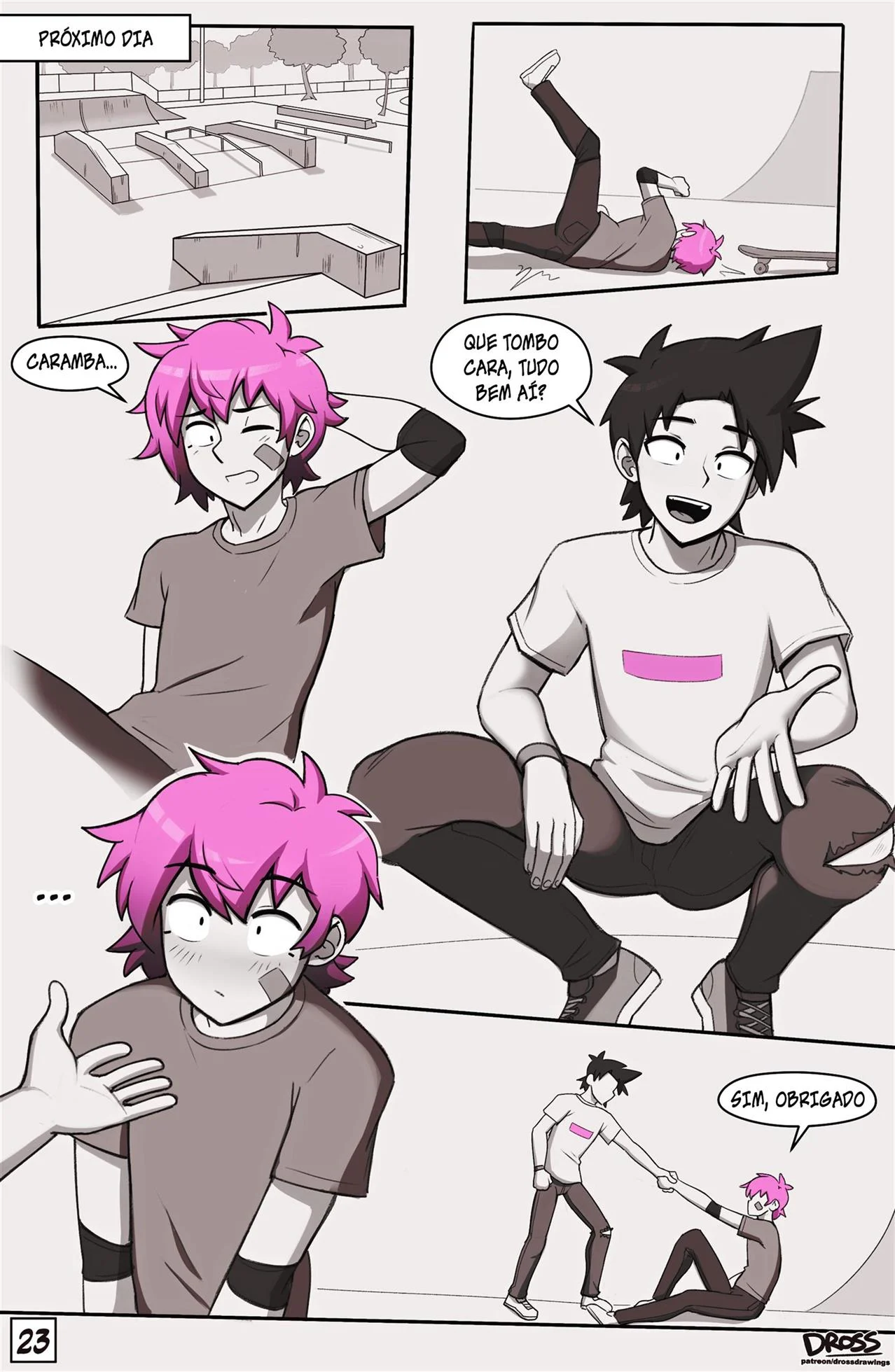 Skatista Crossdresser 2 – hentai sem censura – HQ em Português