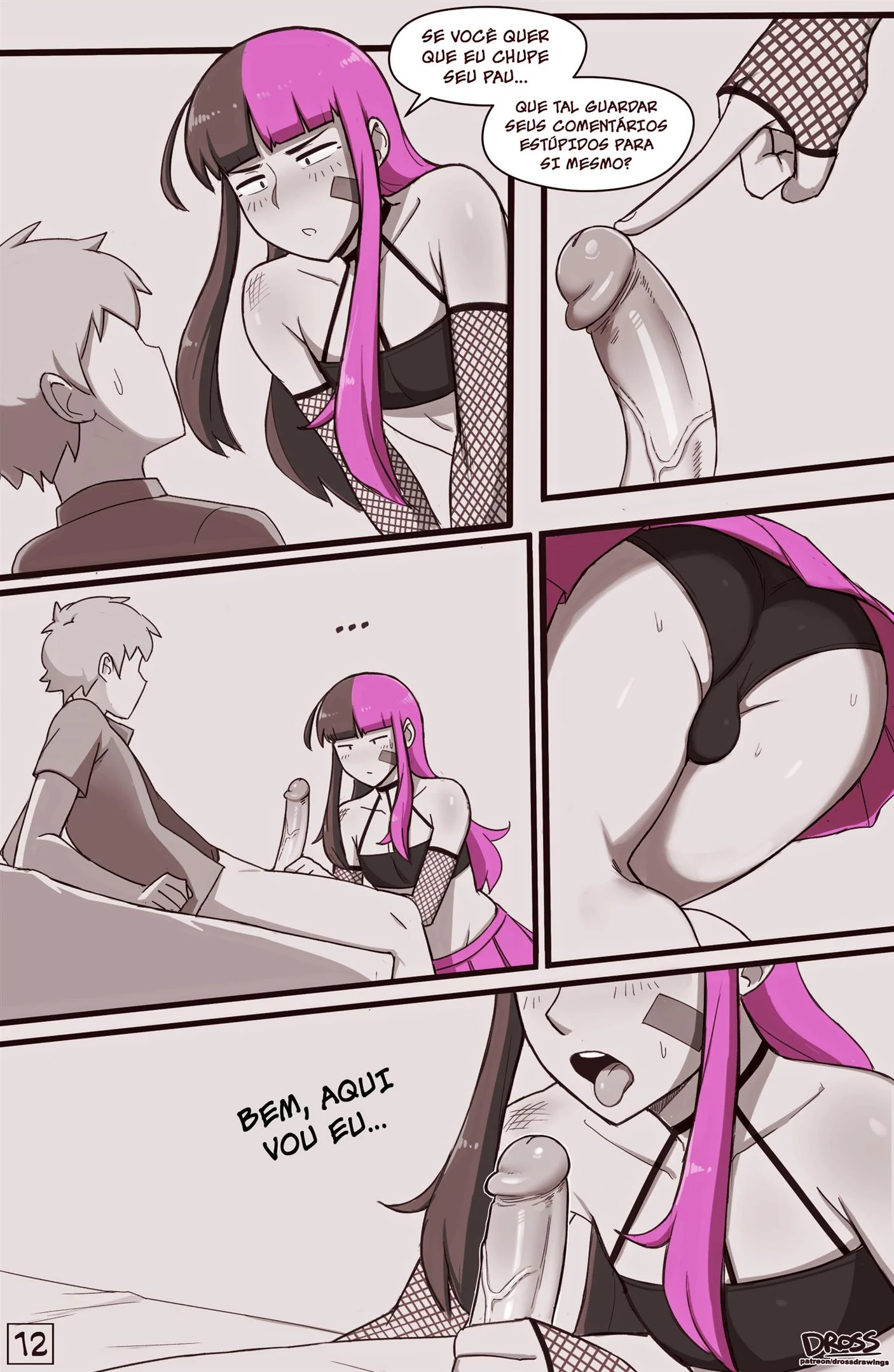 Skatista Crossdresser – hentai sem censura – Desenho de Sexo