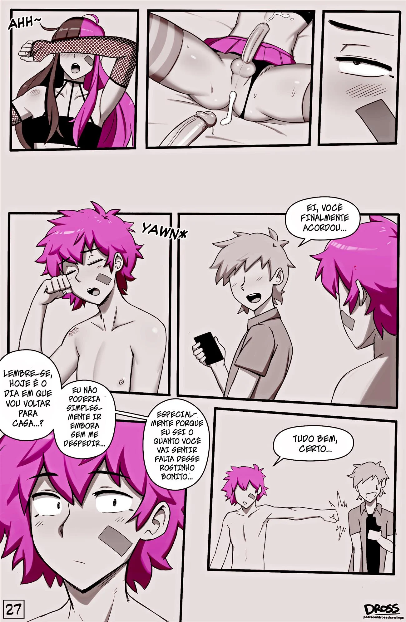 Skatista Crossdresser – hentai sem censura – Desenho de Sexo