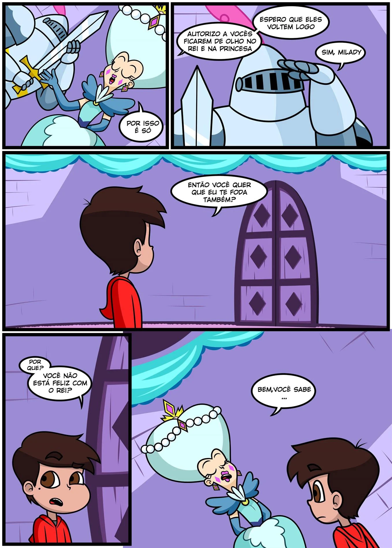 Sozinho com a Rainha – HQ Pornô – Completo Sozinho com a Rainha – HQ Pornô – Completo