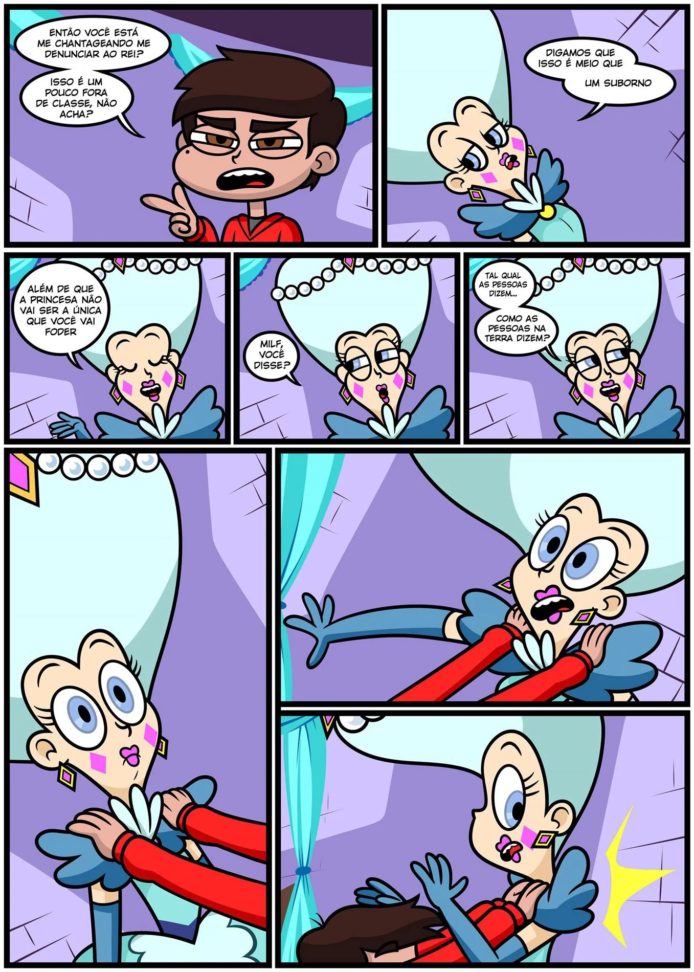 Sozinho com a Rainha – HQ Pornô – Completo Sozinho com a Rainha – HQ Pornô – Completo