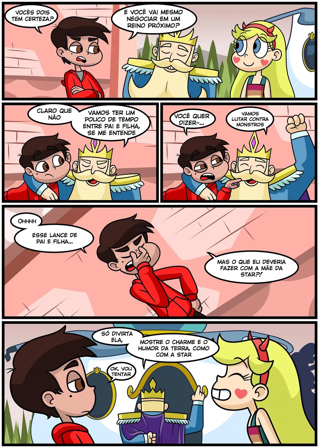 Sozinho com a Rainha – HQ Pornô – Completo