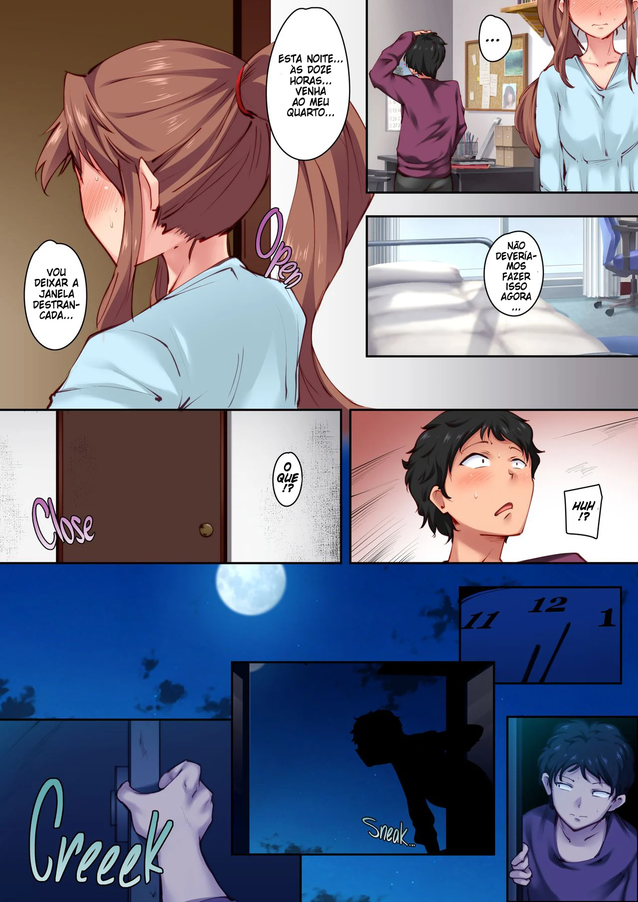 Sozinho em casa com a amiga de infância – Doujin – Atualizado