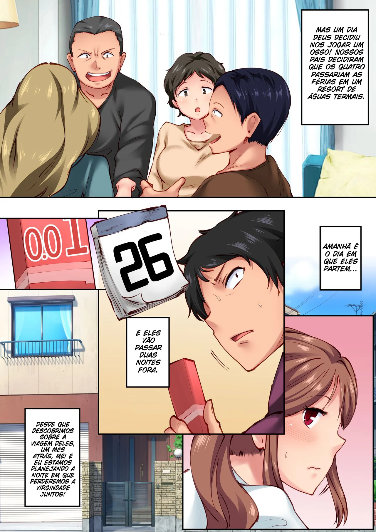 Sozinho em casa com a amiga de infância – Doujin – Atualizado