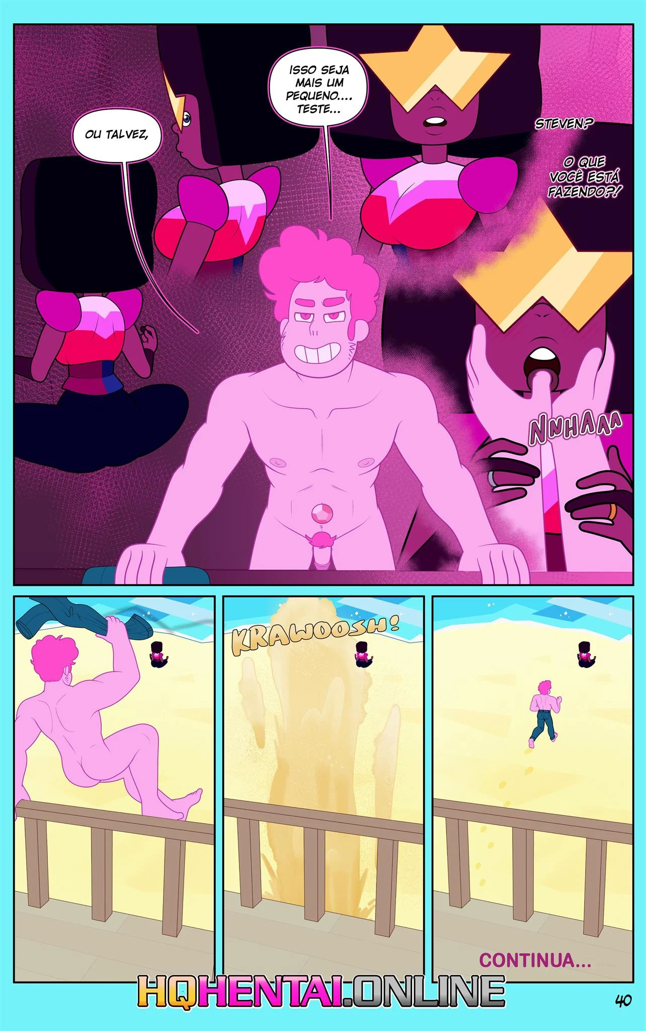 Steven Universo Fervor 2 – Gozando Dentro – Completo