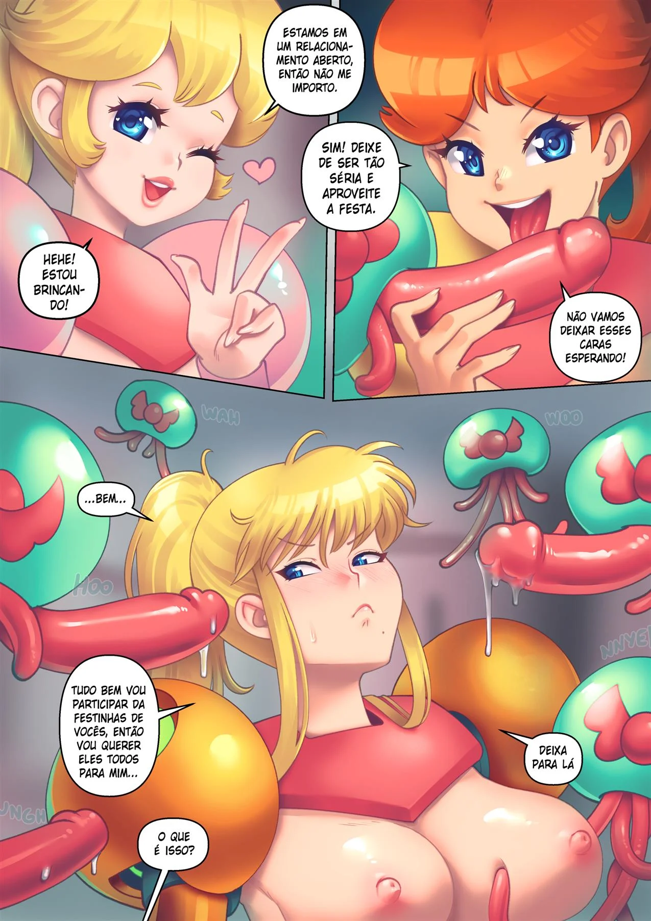 Super Marioid – Super Mario Hentai – Desenho Erótico