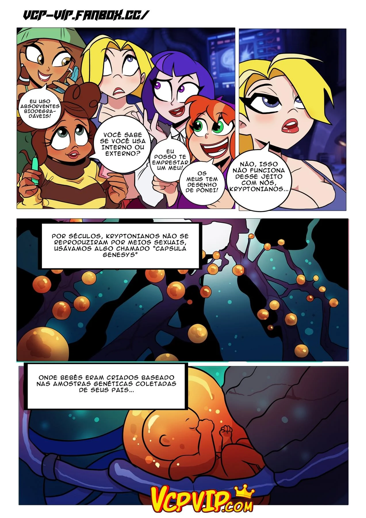 Supergirl no cio – Gozando Dentro – Desenho de Sexo