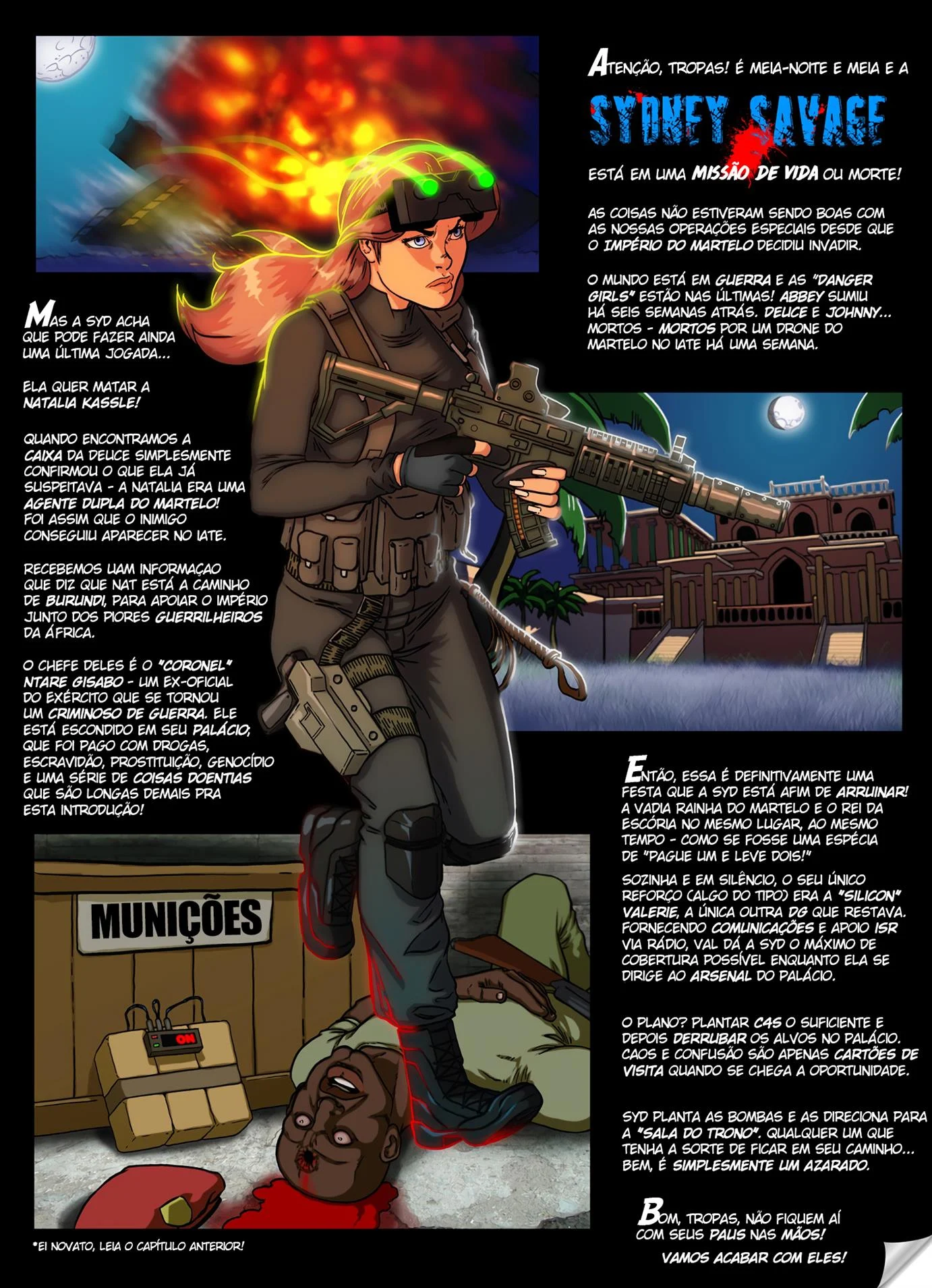 Sydney e o Coronel Gisabo – Hq de Sexo – Versão Traduzida