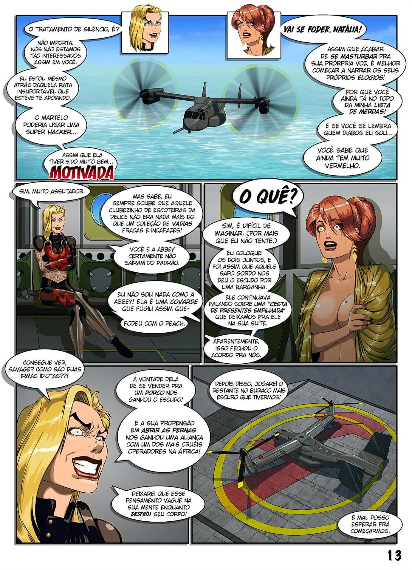 Sydney e o Coronel Gisabo – Hq de Sexo – Versão Traduzida