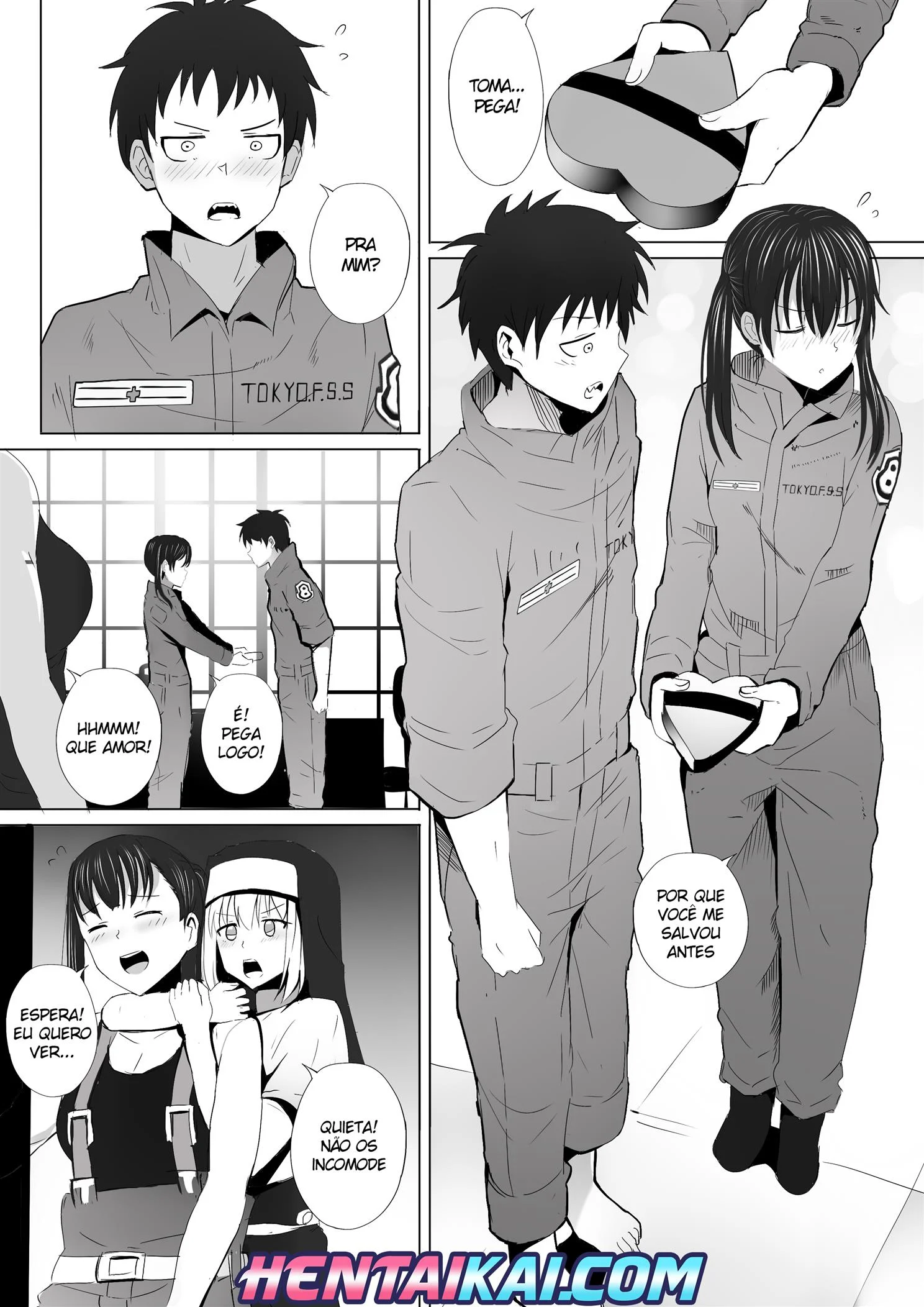 Tamaki a Bombeiro Safada – Tamaki Kotatsu Hentai – Português Brasileiro