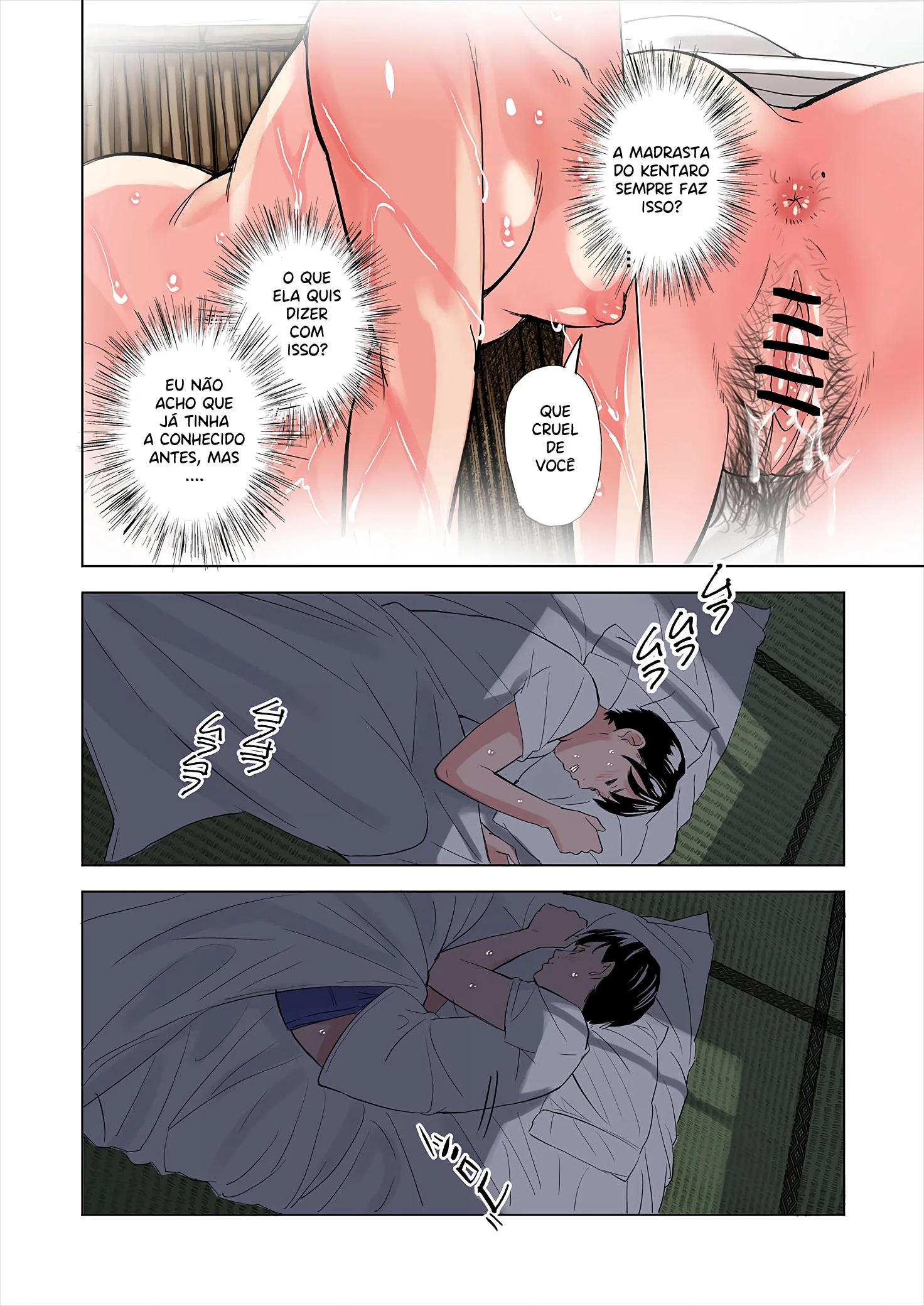 Tentação com a madrasta e irmã do meu amigo – Hentai – Português do Brasil