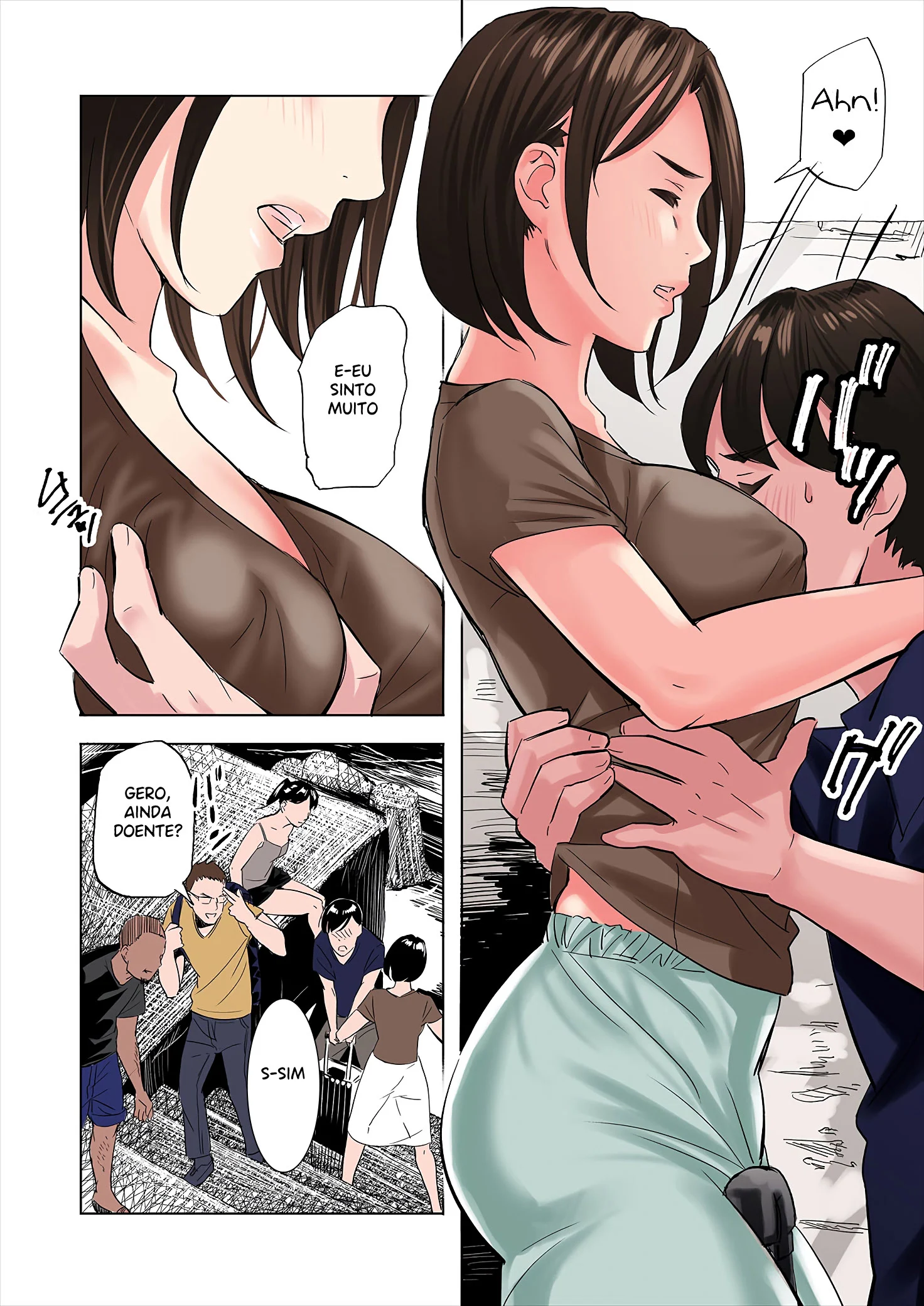 Tentação com a madrasta e irmã do meu amigo – Hentai – Português do Brasil