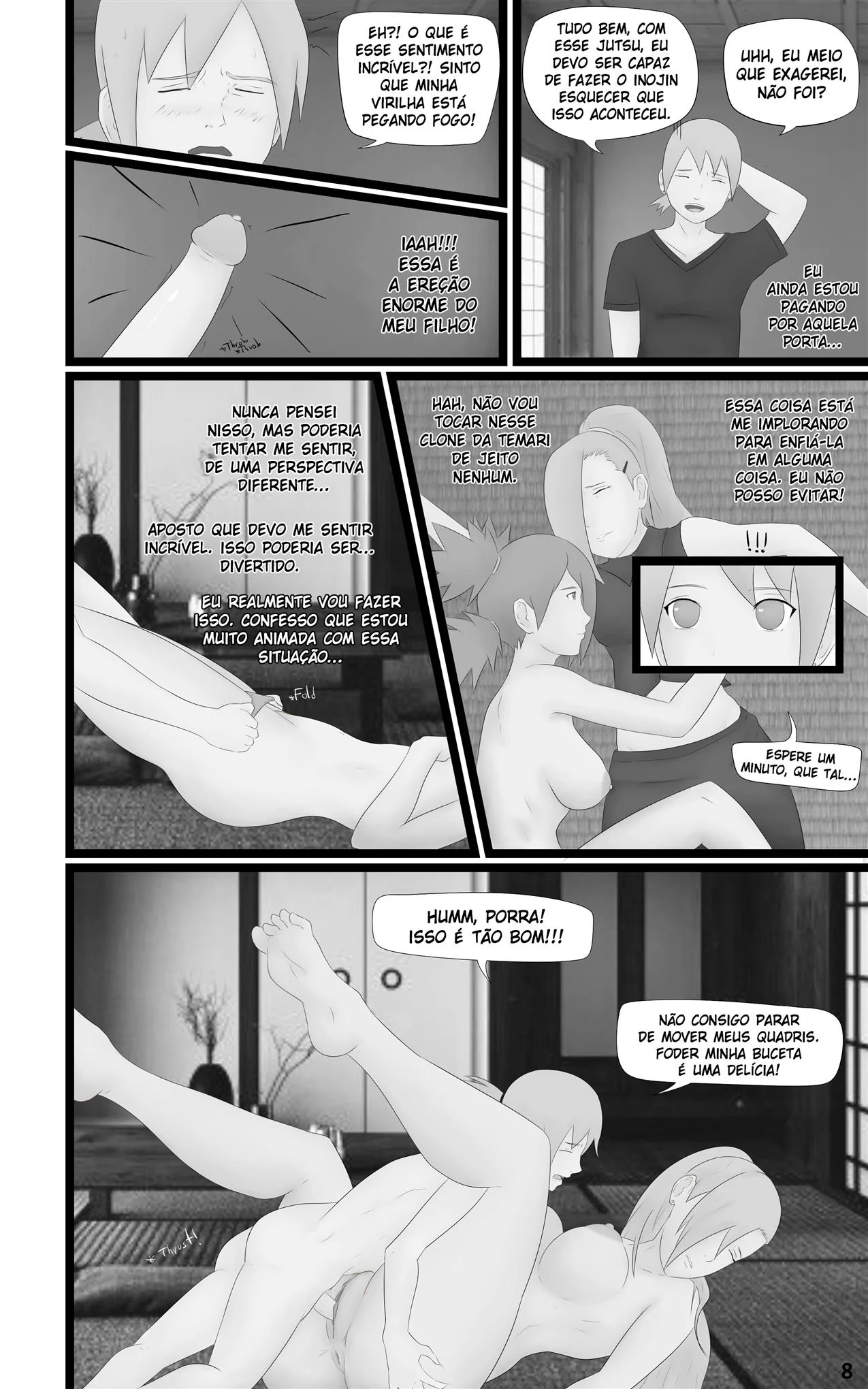 Tentações de Mãe 2 – Incesto – HQ em Português