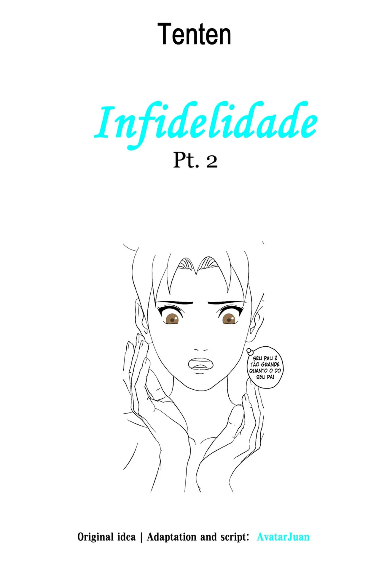 Tenten a ninja safada – Gozando Dentro – Desenho Erótico