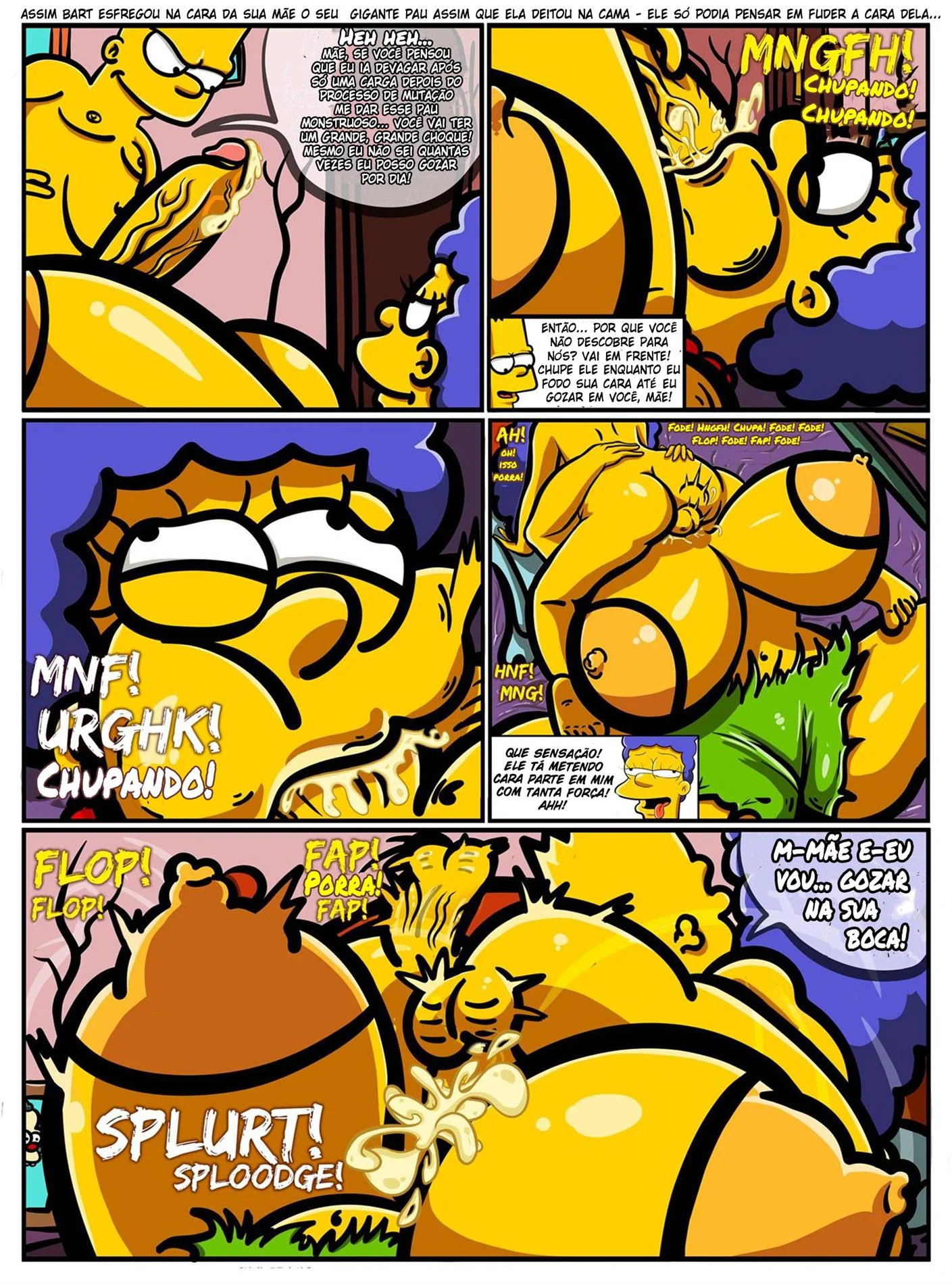 Tesão de mãe – Cartoon – Desenho de Sexo