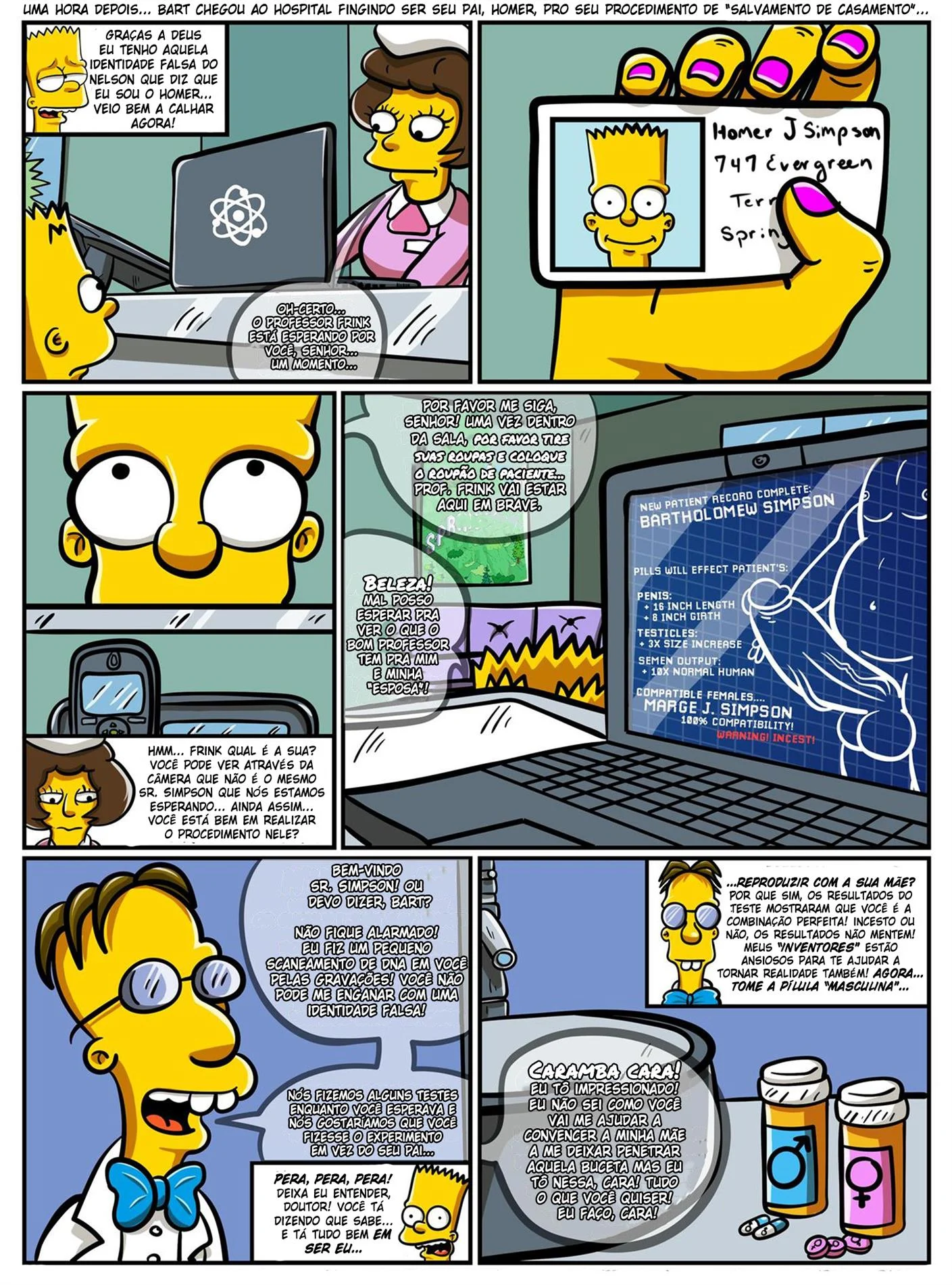 Tesão de mãe – Cartoon – Desenho de Sexo