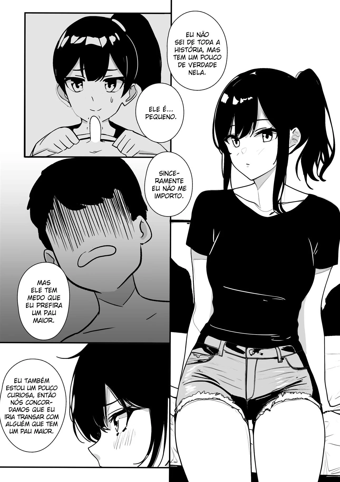 Testando a namorada – hentai sem censura – HQ em Português Testando a namorada – hentai sem censura – HQ em Português