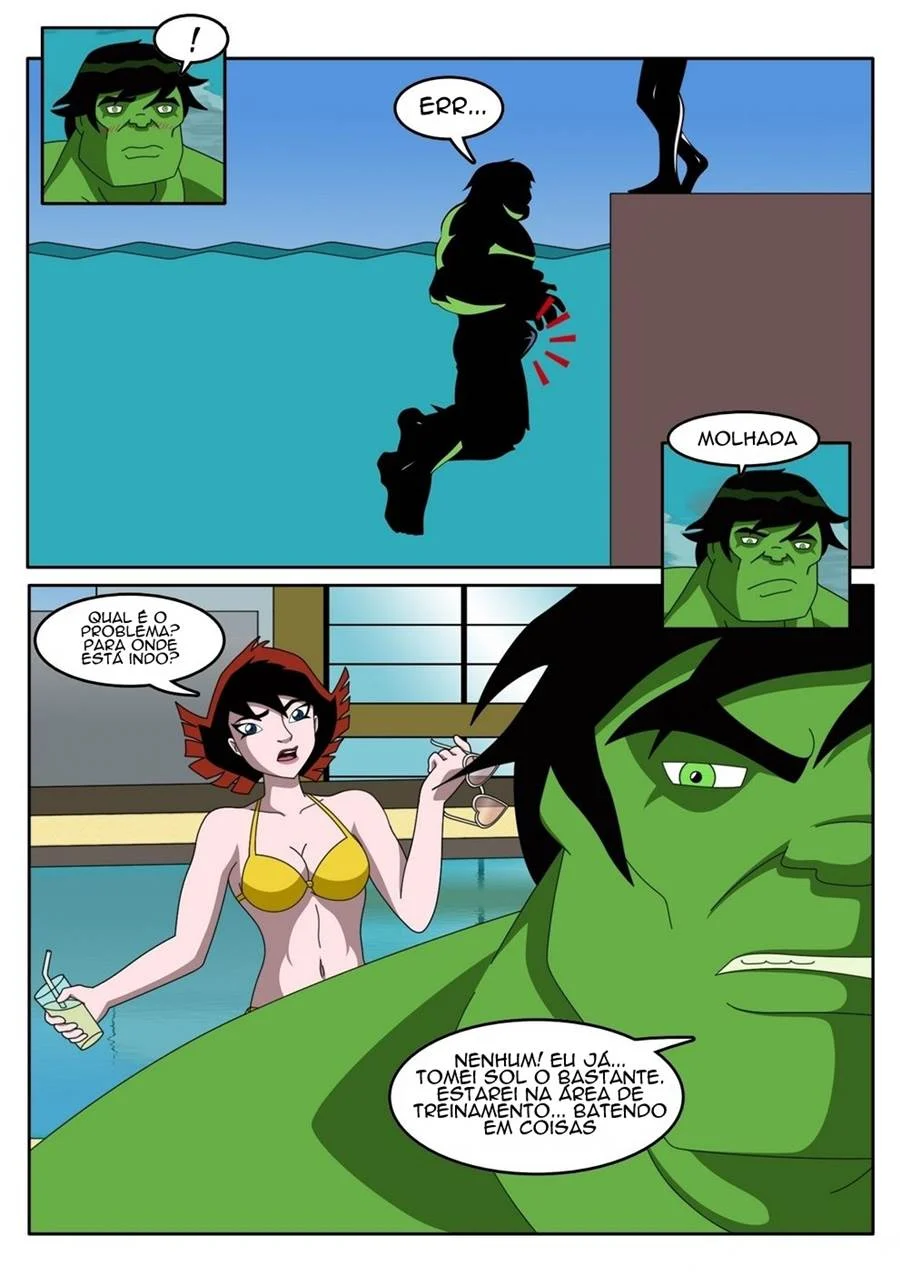 The Avengers Stress Release - Hulk Arrepiando a Bucetinha da Vingadora Safada