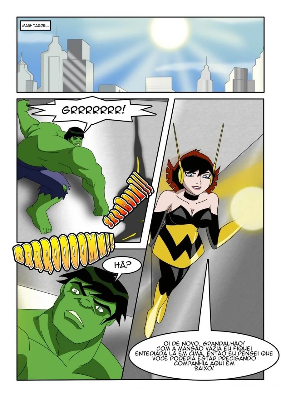 The Avengers Stress Release - Hulk Arrepiando a Bucetinha da Vingadora Safada