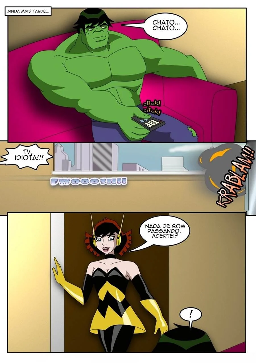 The Avengers Stress Release - Hulk Arrepiando a Bucetinha da Vingadora Safada