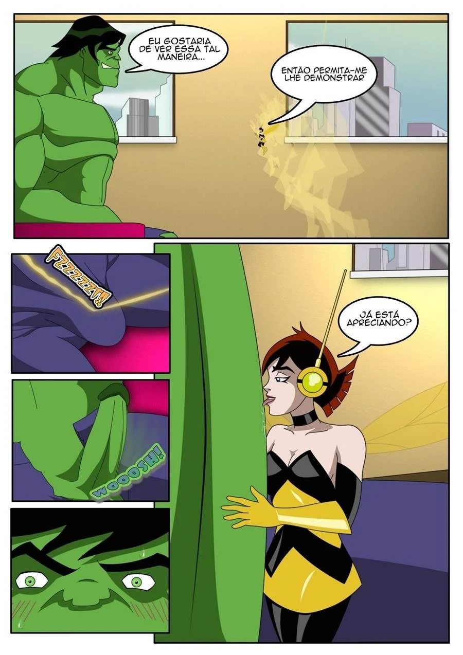 The Avengers Stress Release - Hulk Arrepiando a Bucetinha da Vingadora Safada