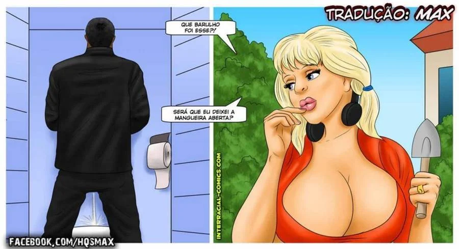 Torando cu da vizinha – Hentai Interracial – HQ em Português