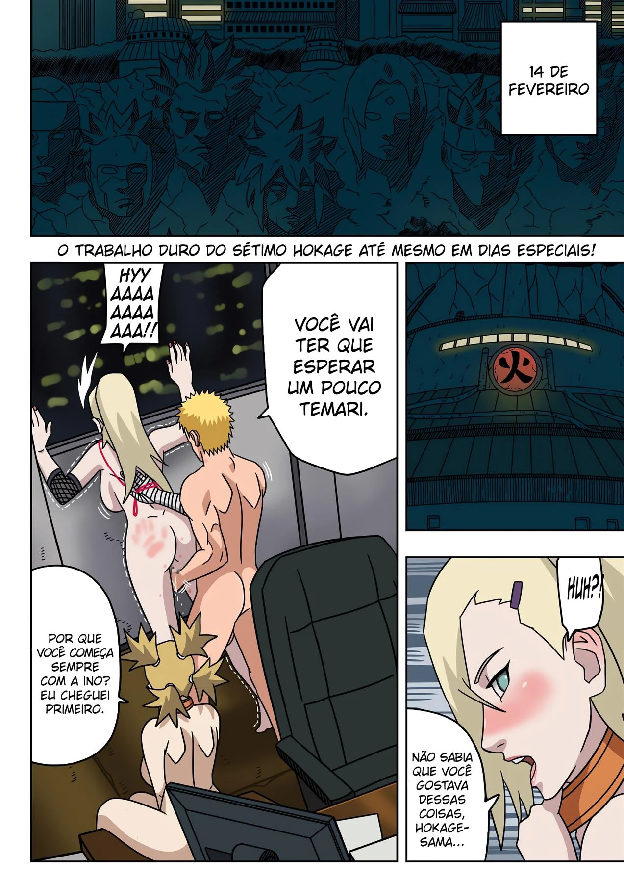 Trabalho Noturno das Kunoichis &ndash; Loira &ndash; Sexo em Desenho