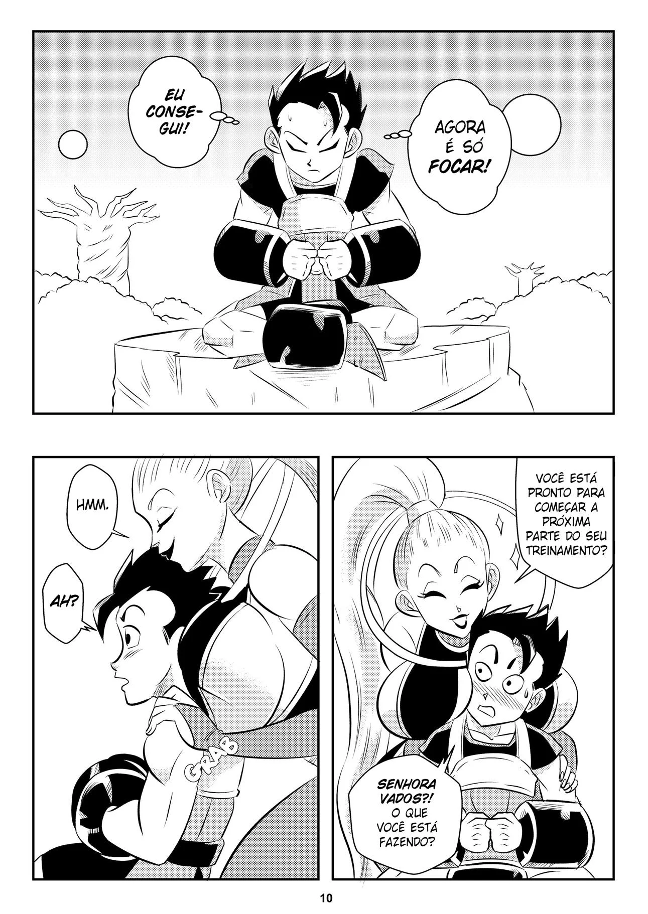 Treinamento Celestial – Dragon Ball Hentai – Versão PT-BR