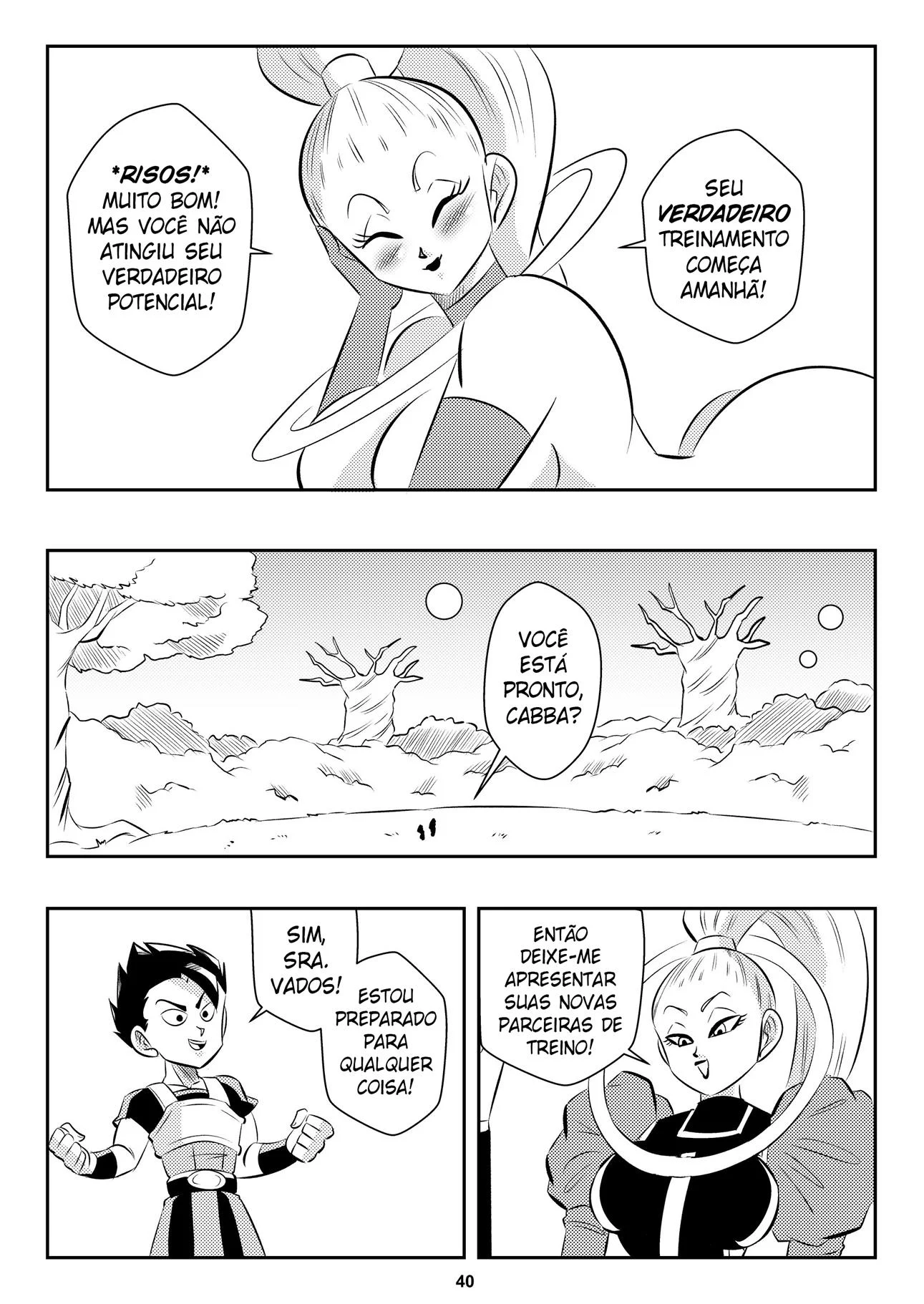 Treinamento Celestial – Dragon Ball Hentai – Versão PT-BR