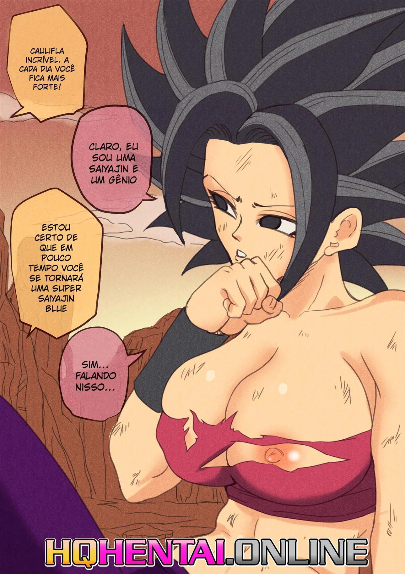Treinamento com Caulifla – Dragon Ball Hentai – Versão Nacional