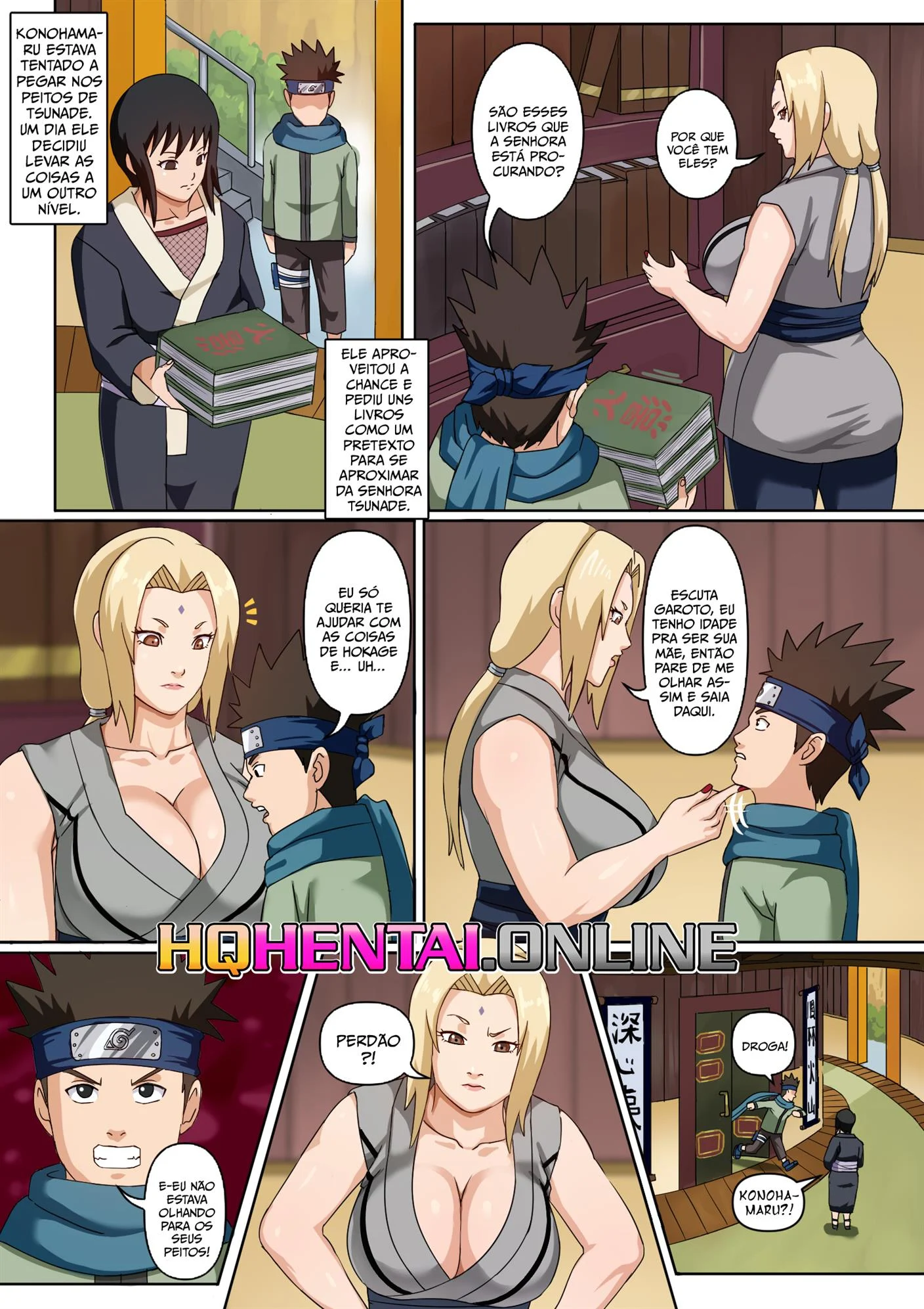 Treinamento Especial da Tsunade – Hentai – Desenho Erótico