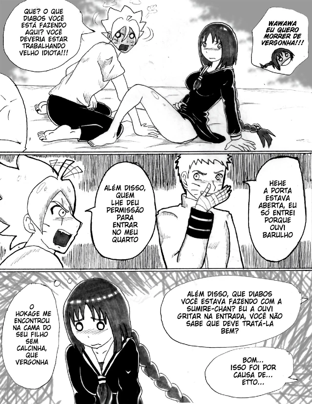 Treinamento Sexual na casa do Hokage – Virgem – Sem Censura