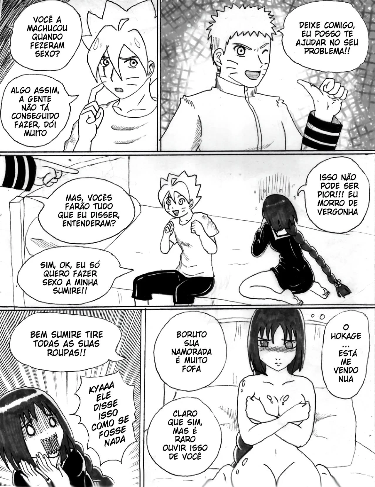 Treinamento Sexual na casa do Hokage – Virgem – Sem Censura