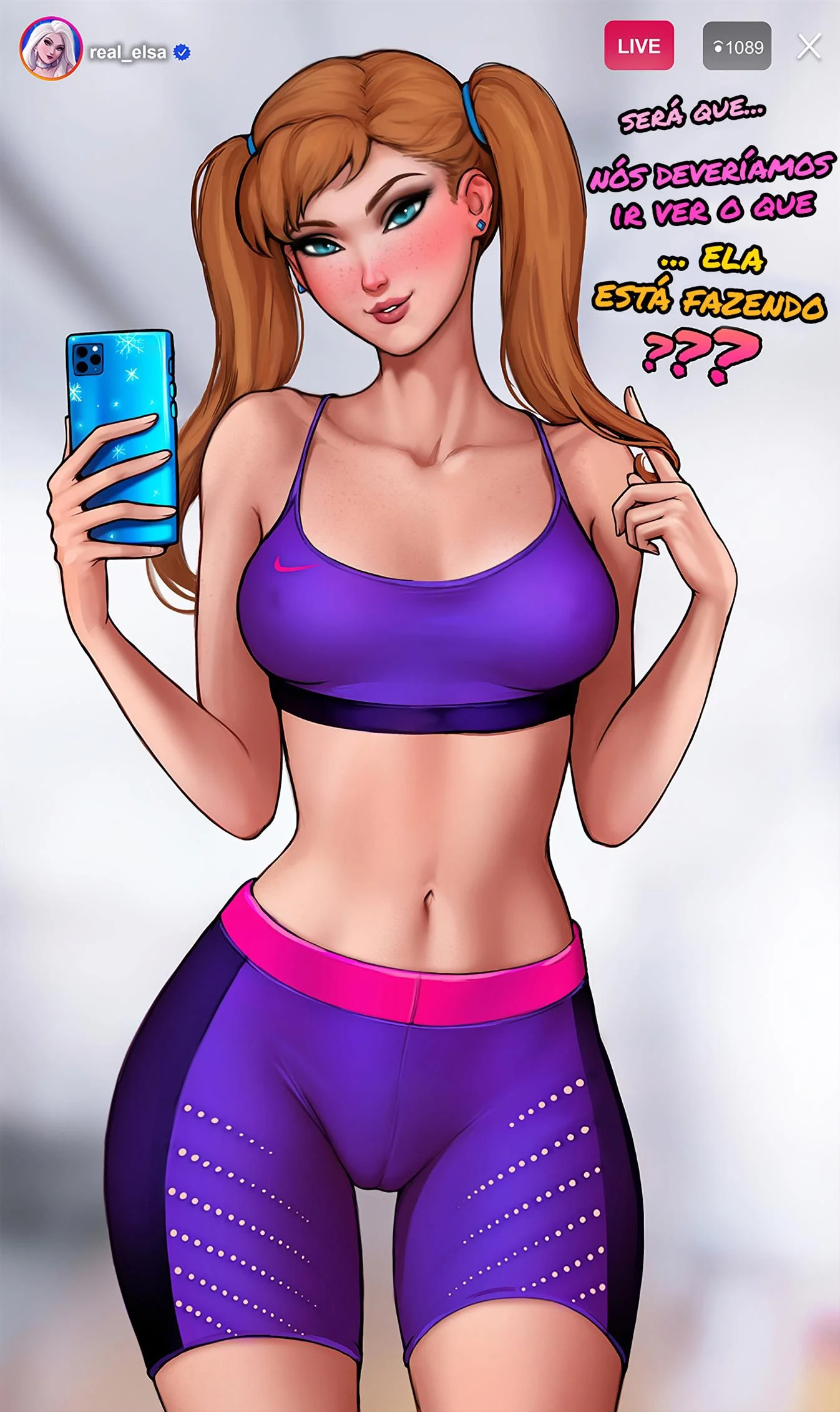 Treinando com Elsa – Elsa – Desenho de Sexo