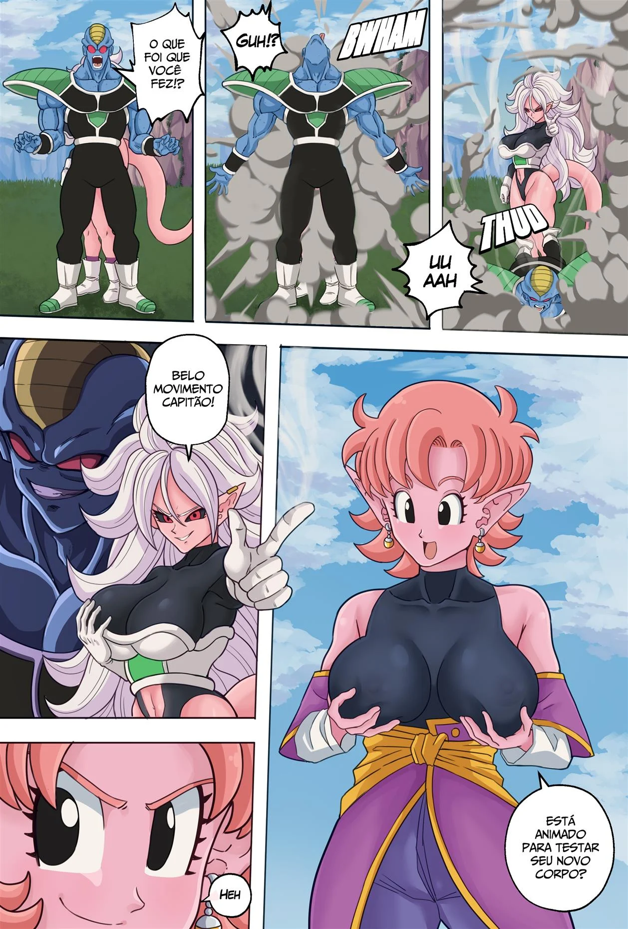 Troca de corpo 7 – Caulifla Hentai – Quadrinho Completo Troca de corpo 7 – Caulifla Hentai – Quadrinho Completo