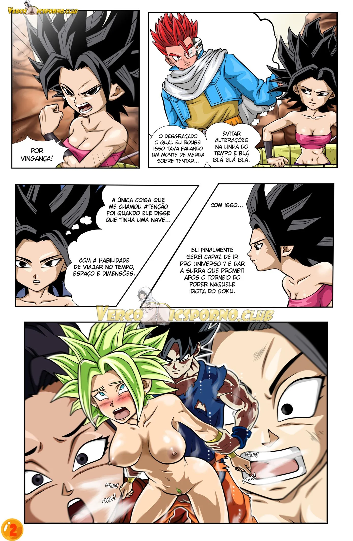 Trunks e Caulifla – HQ Hentai – Sem Censura