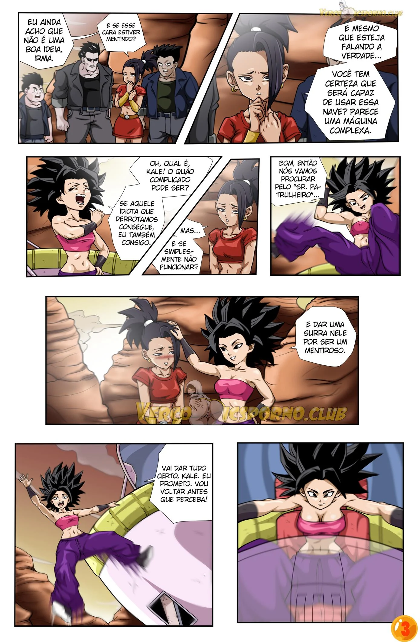 Trunks e Caulifla – HQ Hentai – Sem Censura