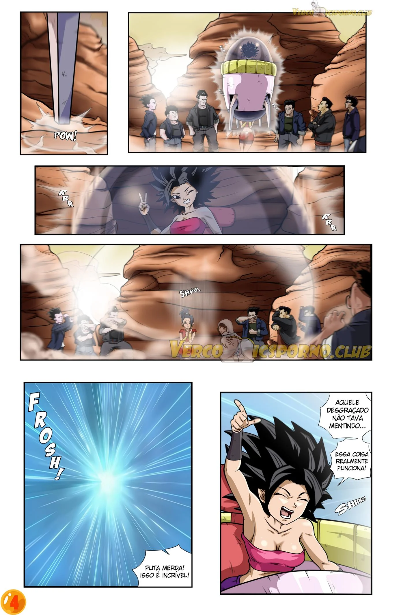 Trunks e Caulifla – HQ Hentai – Sem Censura