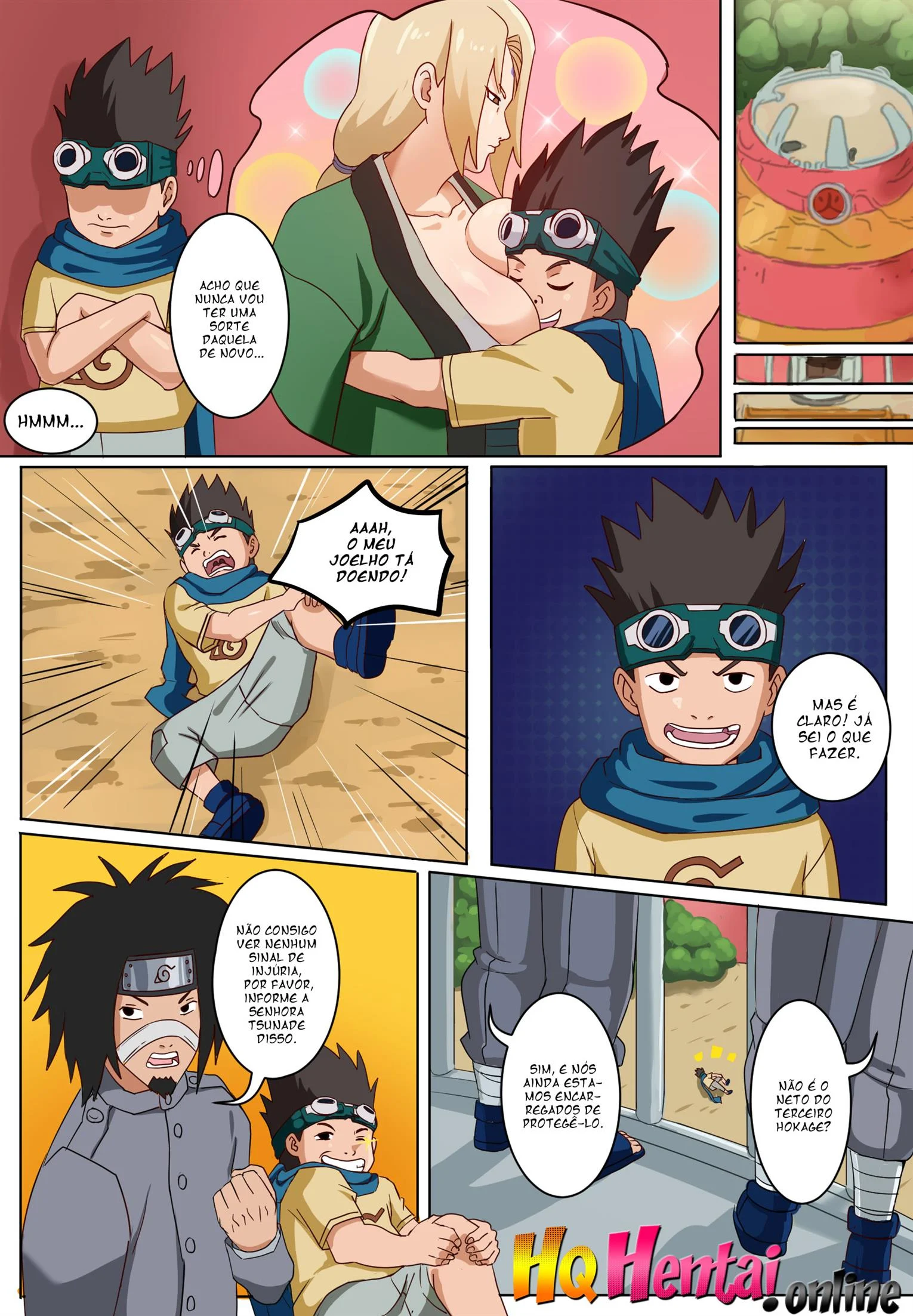 Tsunade e Konohamaru – HQ Hentai – PT-BR
