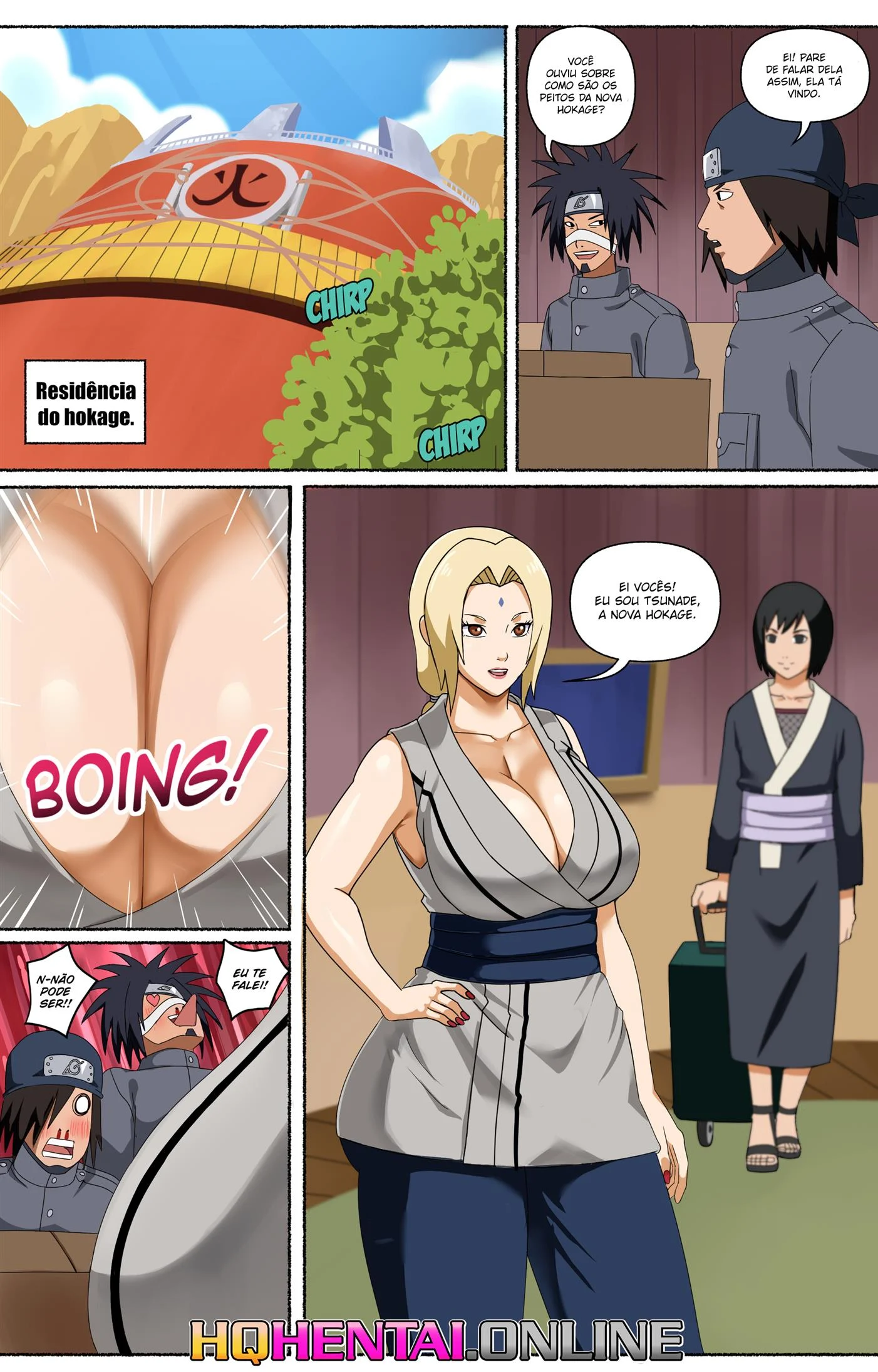 Tsunade e seus assistentes – Anal – Versão PT-BR