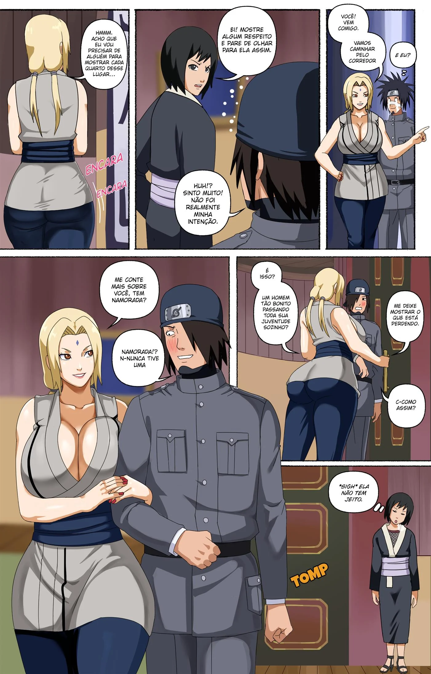 Tsunade e seus assistentes – Anal – Versão PT-BR