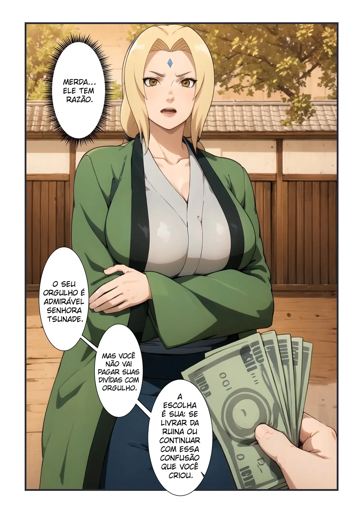 Tsunade Quitando as Dívidas – Loira – Versão Nacional