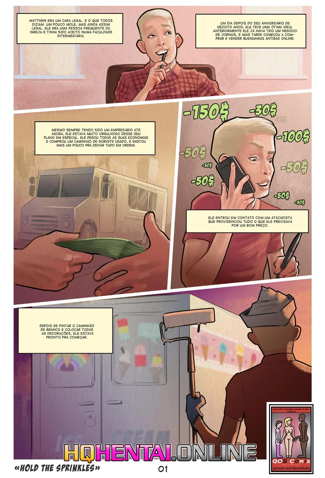 Um negócio lucrativo – Estupro – Desenho de Sexo