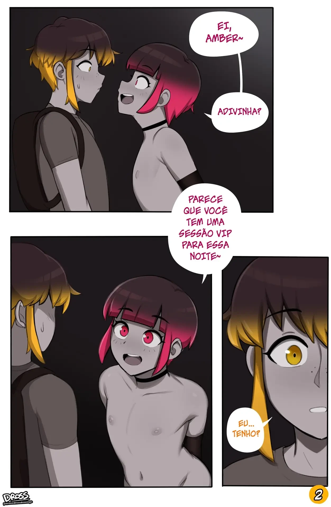 Uma Noite Especial com Amber – Yaoi – PT-BR