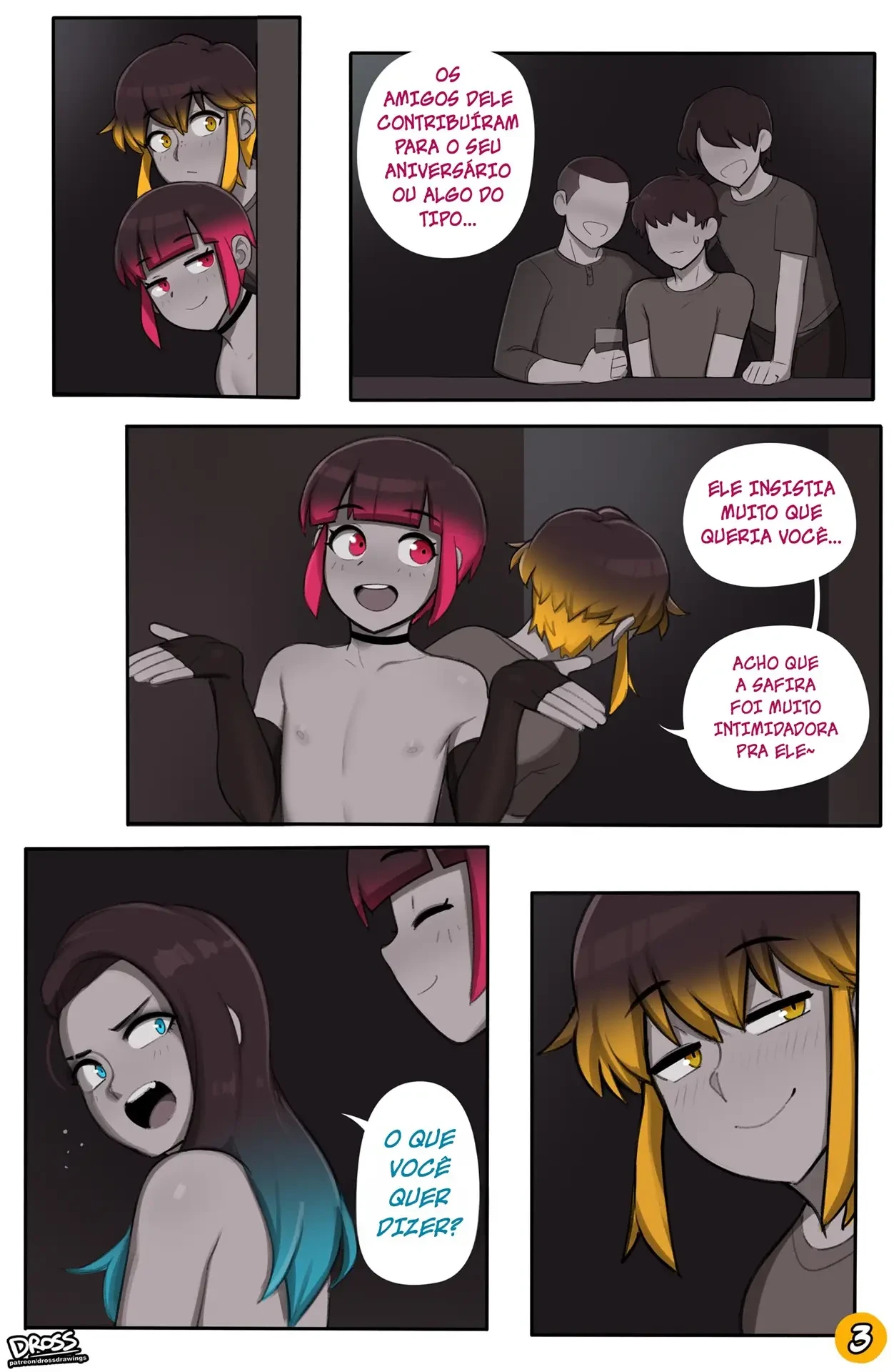 Uma Noite Especial com Amber – Yaoi – PT-BR