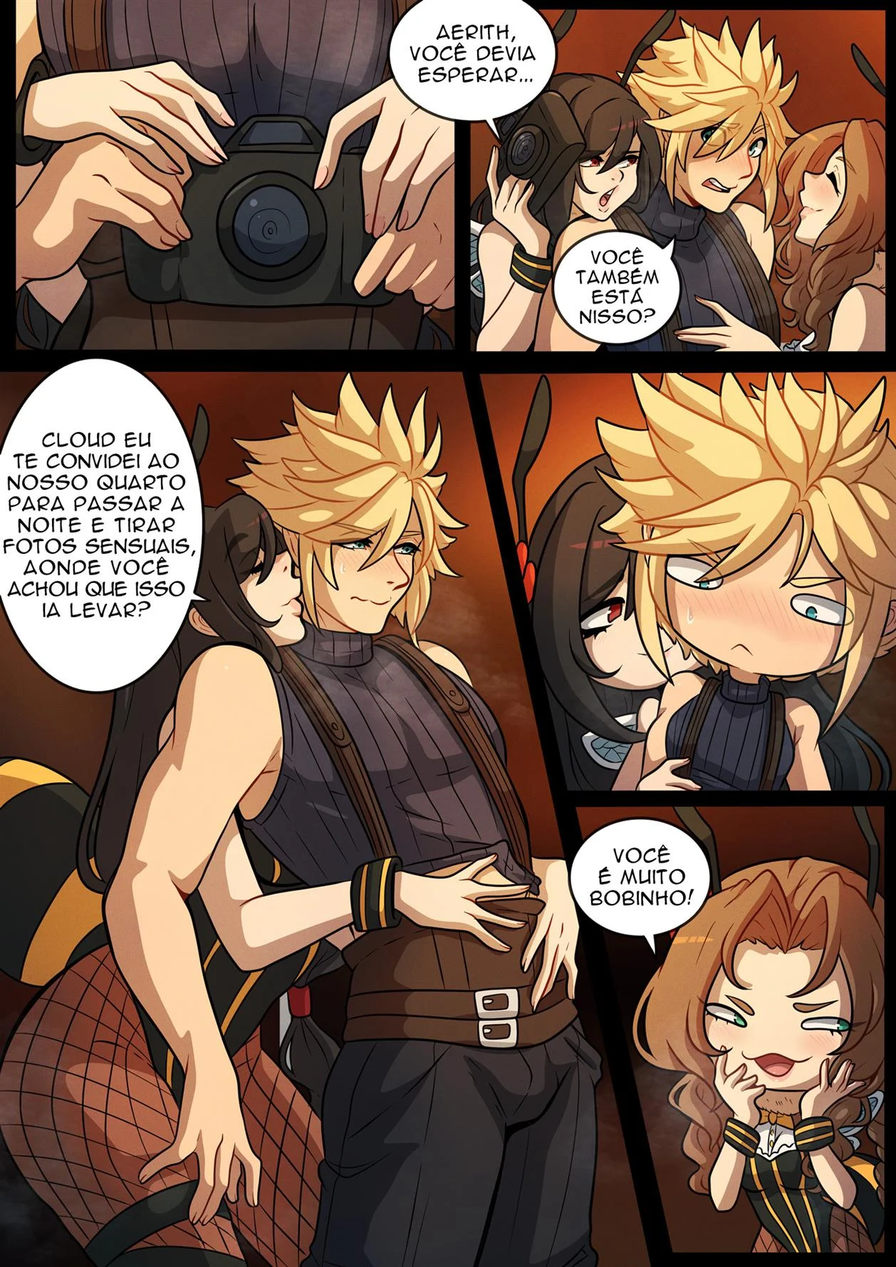 Uma Noite no Paraíso – HQ Hentai – Completo