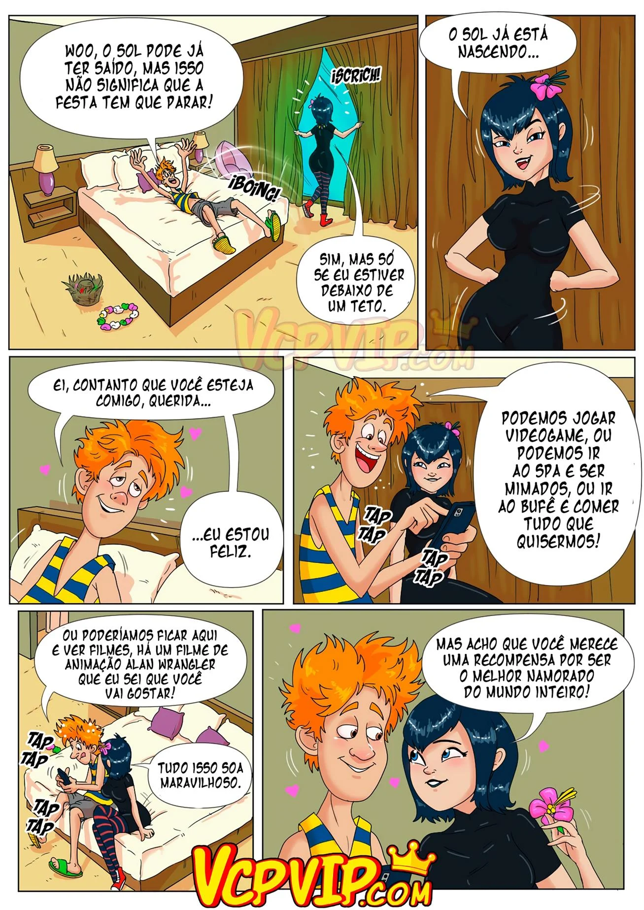 Uma noite terrivelmente sensual – HQ Pornô – Completo