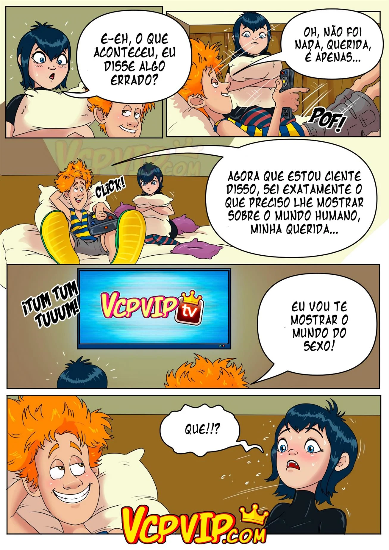 Uma noite terrivelmente sensual – HQ Pornô – Completo