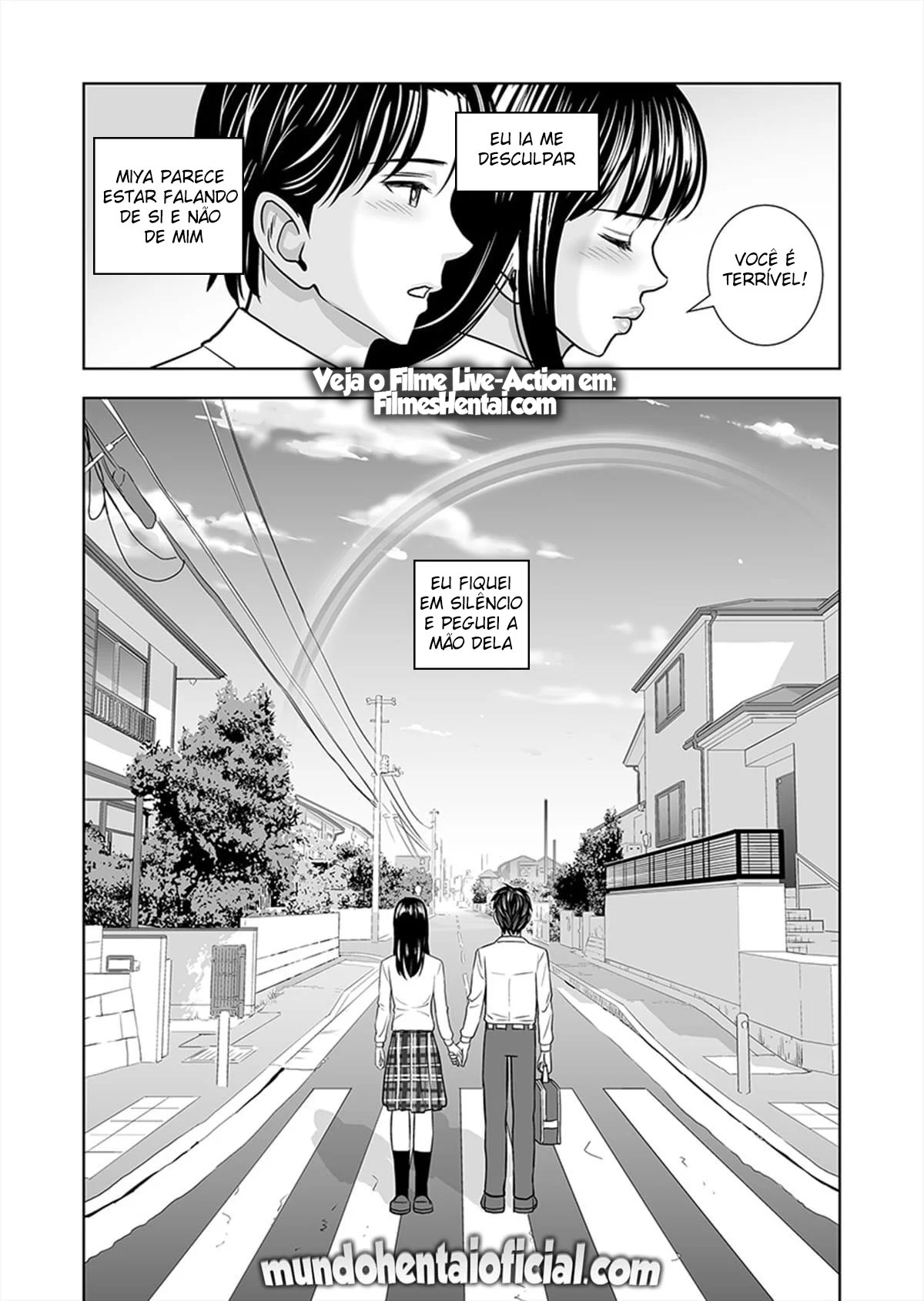 Uma Vida Escolar Selvagem Com Duas Garotas do Ensino Médio – Doujinshi Hentai – Sem Censura